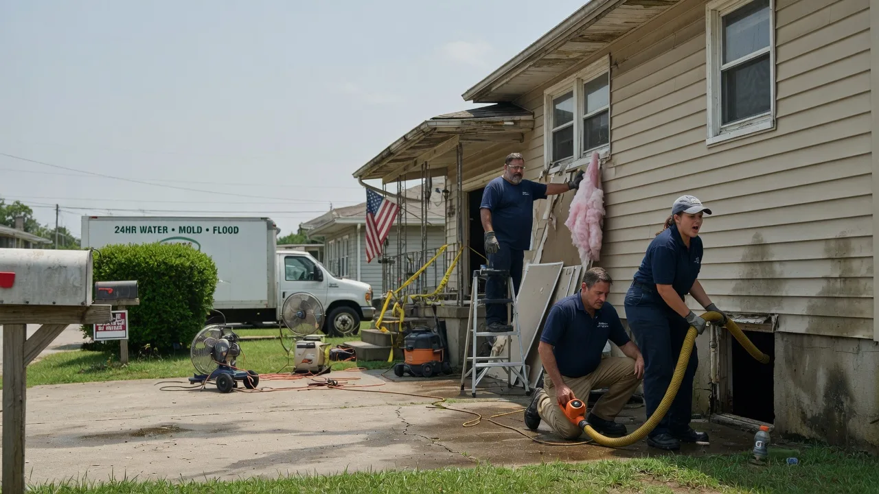 Water Damage Repair in Wardville, OK near me